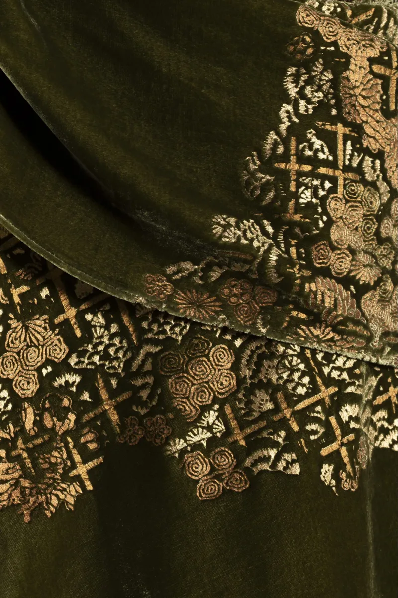 Fortuny printed velvet shawl